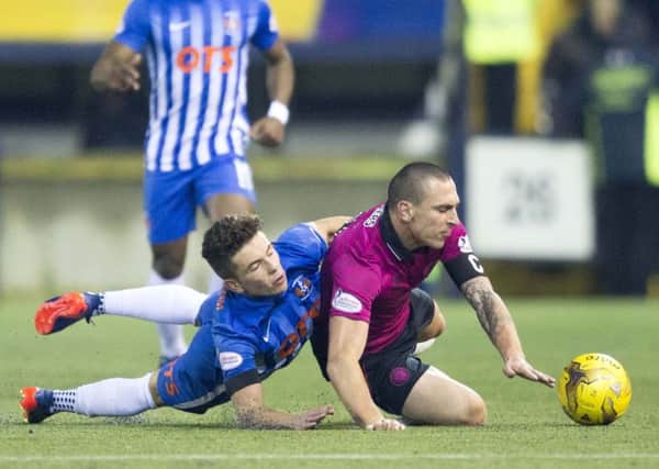 Kilmarnock made things difficult for Celtic in the game at Rugby Park. Picture: PA