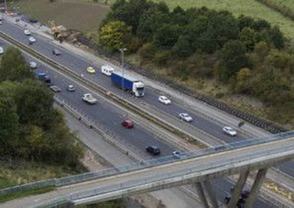The accident happened on the M74.