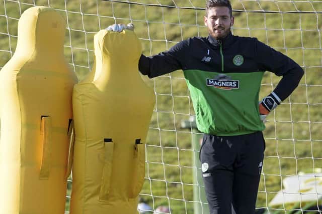 Celtic goalkeeper Craig Gordon prepares for Wednesday's Champions League clash against Barcelona. Picture: SNS