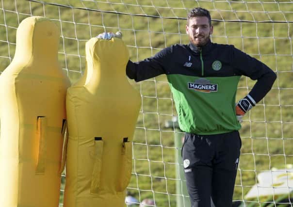 Celtic goalkeeper Craig Gordon prepares for Wednesday's Champions League clash against Barcelona. Picture: SNS