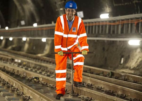 Under-fire transport minister Humza Yousaf. New figures show there has been a decline in train punctuality since ScotRail was ordered to produce an improvement plan. Picture: John Devlin