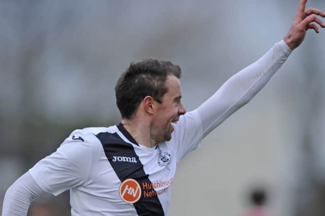 Dougie Gair scored Edinburgh City's equaliser in their 1-1 draw with Cowdenbeath. Picture: Neil Hanna