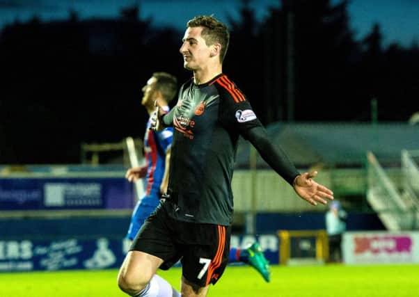Kenny McLean's brace helped Aberdeen to a 3-1 victory over Inverness at the Tulloch Caledonian Stadium. Picture: Ross Parker/SNS