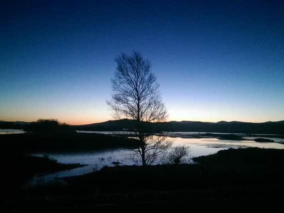 The UK's lowest November temperature for six years of -9.8C was recorded at Loch Glascarnoch in the Highlands last night. Picture: Mark Vogan