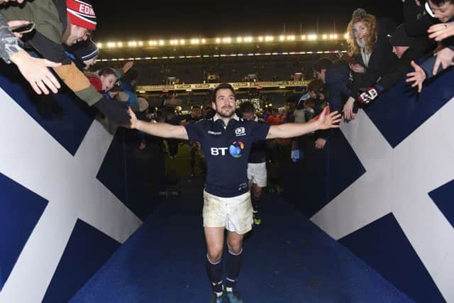 Scotland emerged victorious from the tightly fought contest. Picture: SNS