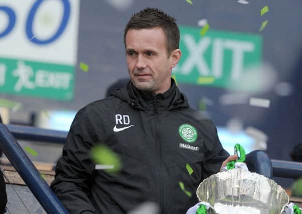 Ronny Deila won two league titles and a League Cup while manager of Celtic. Picture: Lisa Ferguson