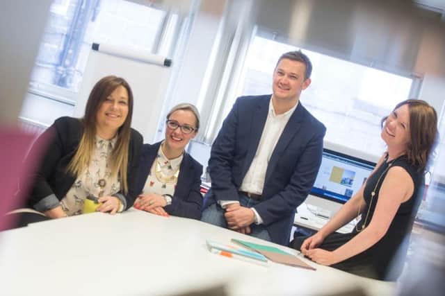 The Wired Studio management team: left to right - creative director Alana McConnachie, PR director Sarah Bremner, managing director Lee Brandie and marketing director Claire MacIntyre. Picture: Contributed