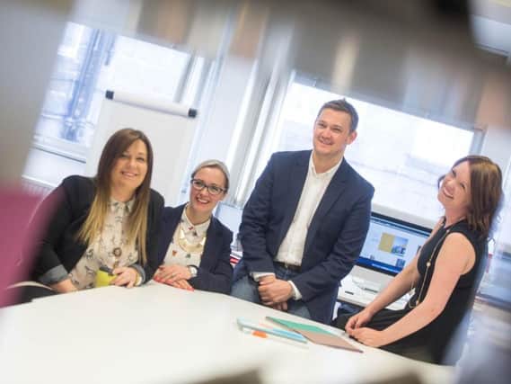 The Wired Studio management team: left to right - creative director Alana McConnachie, PR director Sarah Bremner, managing director Lee Brandie and marketing director Claire MacIntyre. Picture: Contributed