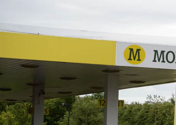 Morrisons Petrol station at the gyle.