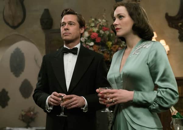 Brad Pitt and Marion Cotillard in Allied PIC: Paramount