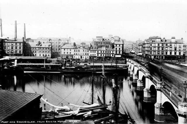 The Broomielaw at Glasgow city centre in 1865. Picture: Thomas Annan/Wikicommons