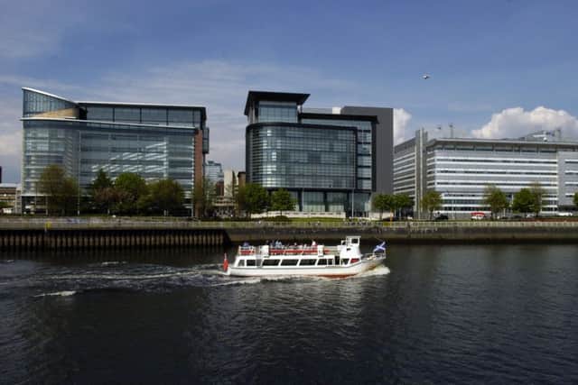 A number of office developments have been built along the Broomielaw since the turn of the century. Picture: Donald Macleod/TSPL