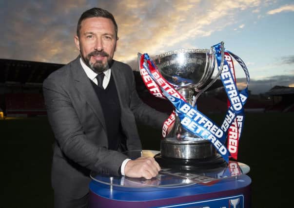 Aberdeen boss Derek McInnes hopes his side can triumph in the Betfred Cup final against Celtic on Sunday. Picture: SNS Group