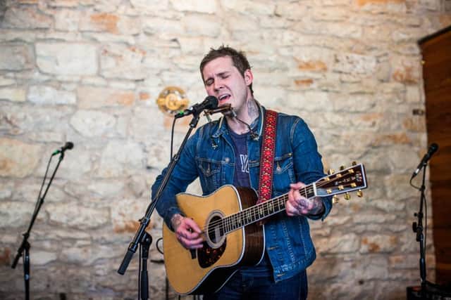 Brian Fallon performs during the Island Records presents Island Life during SXSW. Picture; Getty
