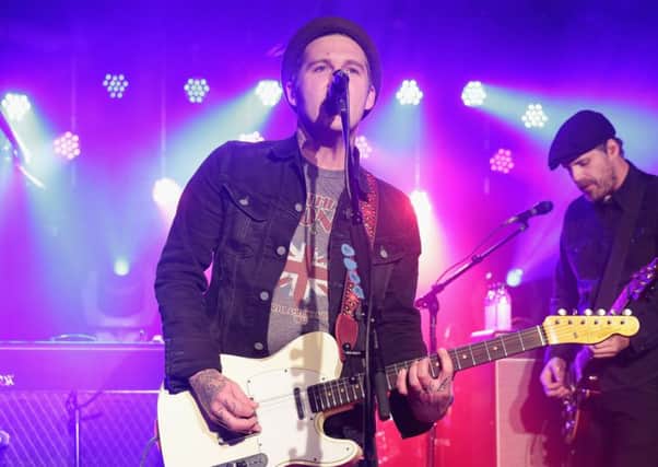 Brian Fallon performs onstage at John Varvatos Bowery Live in 2014. Picture; Getty