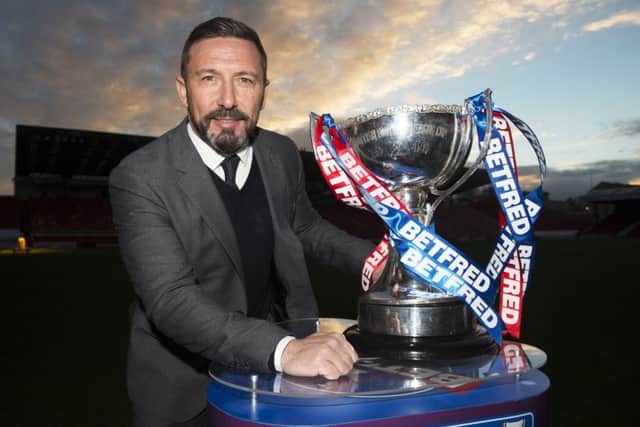 Derek McInnes is looking to win his second trophy as Aberdeen boss. Picture: SNS