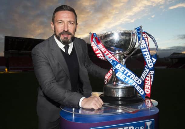 Derek McInnes is looking to win his second trophy as Aberdeen boss. Picture: SNS