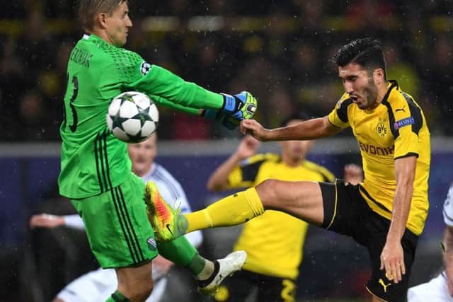 Radoslaw Cierzniak had a rough night against Borussia Dortmund. Picture: Getty