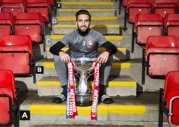 Aberdeen's Graeme Shinnie looks ahead to his side's Betfred Cup final match against Celtic. Picture: SNS Group