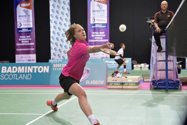Holly Newall, faces fifth seed Mia Blichfeldt in the first round of the main draw today. Picture: Lorraine Hill