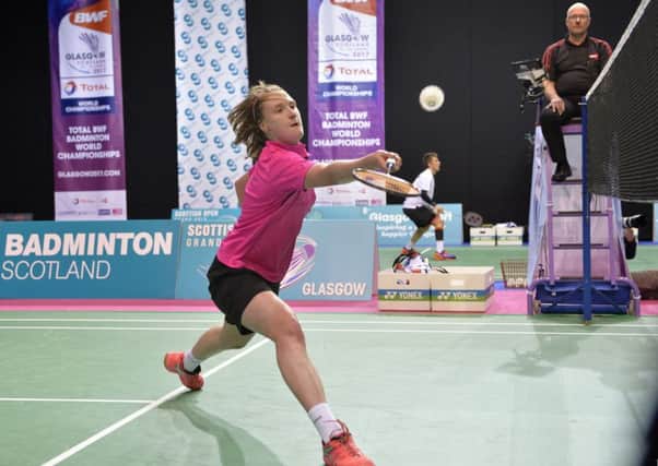 Holly Newall, faces  fifth seed Mia Blichfeldt in the first round of the main draw today. Picture: Lorraine Hill