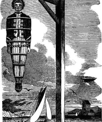 Captain William Kidd, hanged at Wapping in 1701. PIC CreativeCommons.