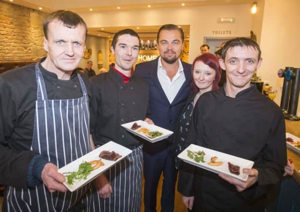 Leonardo DiCaprio helped raise the profile of Social Bite restaurant Home in Edinburgh this month.