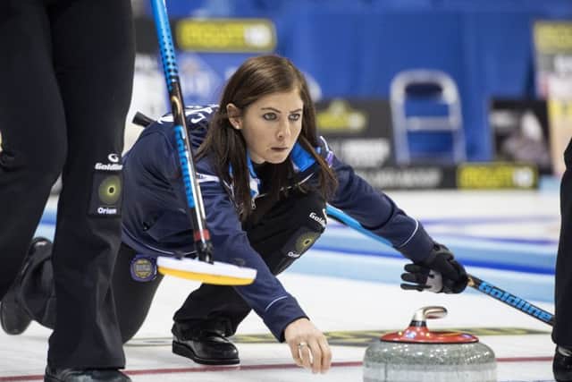 Eve Muirhead was in winning form as Scotland defeated Russia. Picture: SNS.