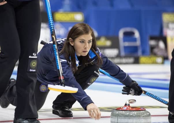 Eve Muirhead was in winning form as Scotland defeated Russia. Picture: SNS.