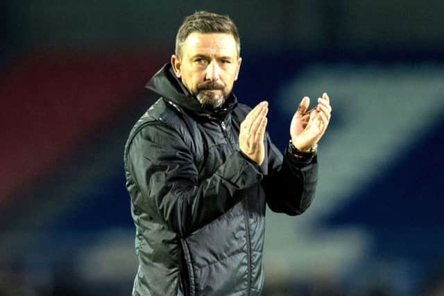 Aberdeen manager Derek McInnes is looking to unsettle Celtic at Hampden. Picture: SNS