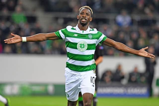 Moussa Dembele is likely to be Celtic's main threat in front of goal. Picture: SNS