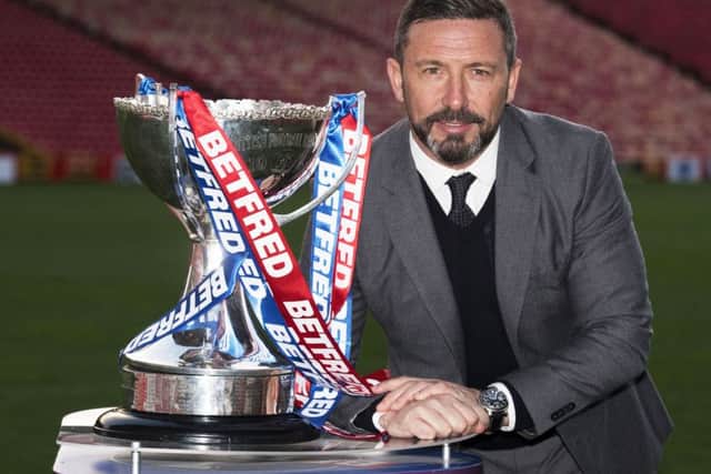 Derek McInnes is on the hunt for a second League Cup success which will secure a lasting legacy at Pittodrie. Picture: SNS