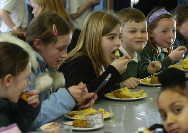 Healthy food is available in all schools but often children can find it unappetising. Picture: Julie Howden
