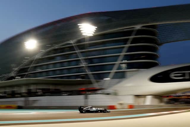 Mercedes driver Lewis Hamilton during practice at Yas Marina Circuit, Abu Dhabi. Picture: David Davies/PA Wire