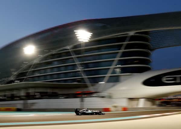 Mercedes driver Lewis Hamilton during practice at Yas Marina Circuit, Abu Dhabi. Picture: David Davies/PA Wire