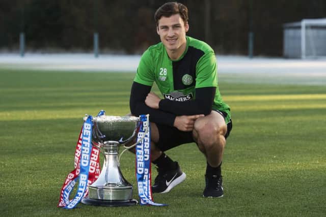 Celtic's Erik Sviatchenko looks forward to Sunday's Betfred Cup final against Aberdeen. Picture: SNS