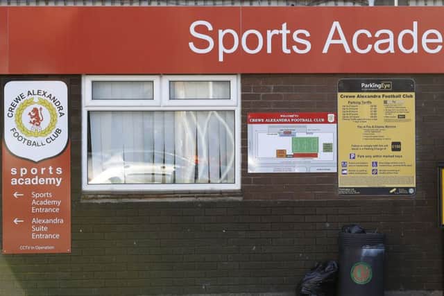 Crewe Alexandras ground, where Barry Bennell worked. Picture: Martin Rickett/PA