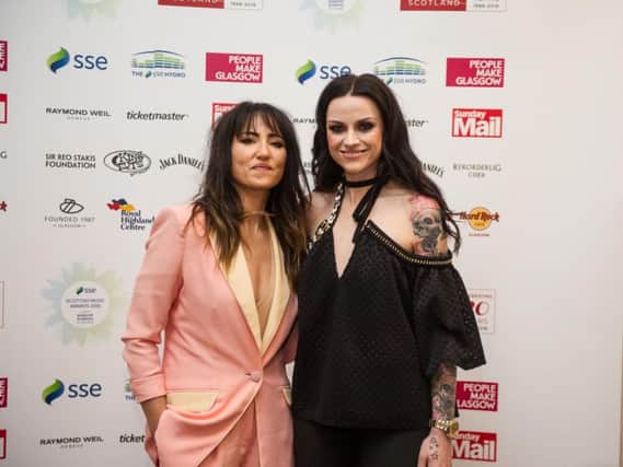 KT Tunstall and Amy Macdonald both performed at the Scottish Music Awards ceremony.