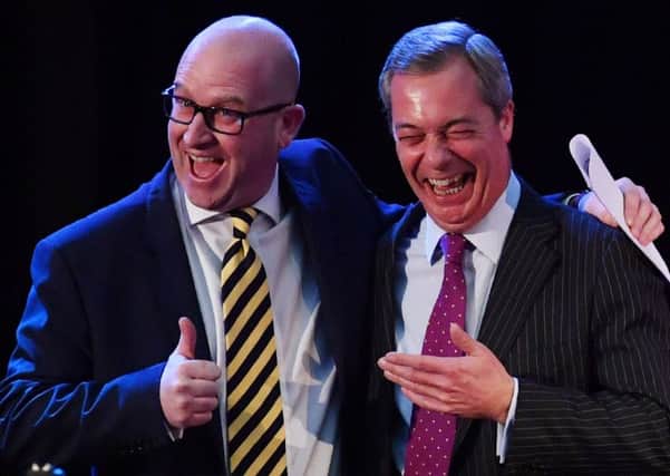 Newly-elected Paul Nuttall succeeds Nigel Farage as Ukip leader