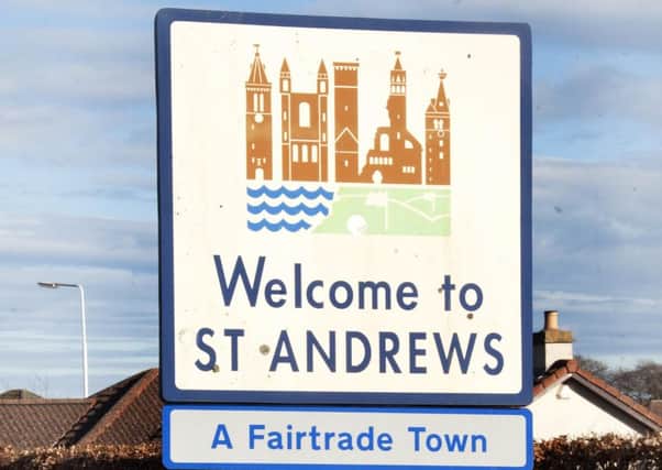 St Andrews in Fife is one of dozens of towns around the world named after the saint. Picture: JP