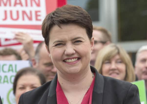 Ruth Davidson backed the Remain campaign in the EU referendum and is now urging the Scottish Government to make the best of Brexit. Picture Ian Rutherford