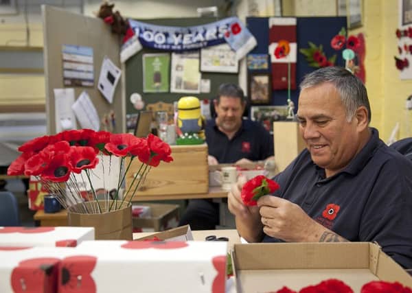 The Lady Haig poppy factory in Edinburgh. Picture: Contributed