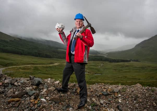 Scotgold Resources chief Richard Gray at the firm's Cononish mine near Tyndrum. Picture: John Devlin