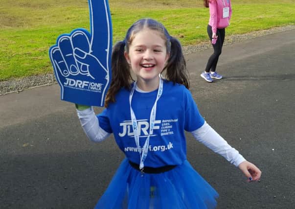 Young JDRF supporter Lily McConville. Picture: Contributed