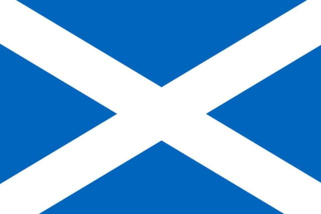 The Saltire flag of Scotland. Picture: Wikimedia
