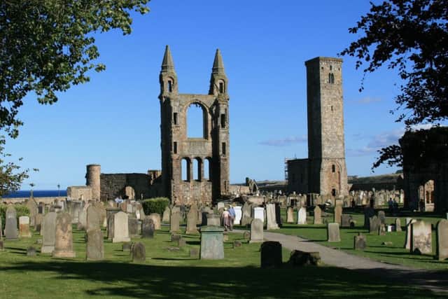 St Andrews Cathedral and St Rule's Tower, St Andrews. Picture: Wikimedia Commons