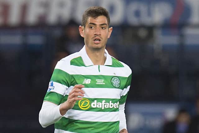 Nir Bitton featured in Celtic's League Cup final win on Sunday. Picture: SNS