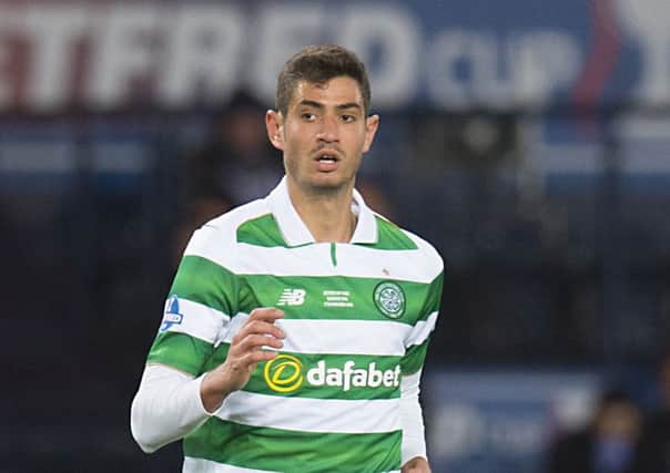 Nir Bitton featured in Celtic's League Cup final win on Sunday. Picture: SNS