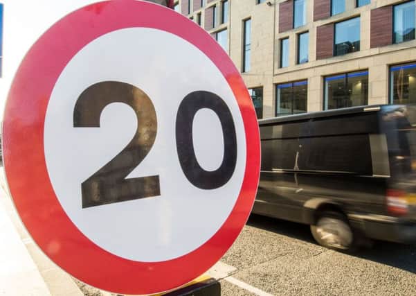 Parts of Edinburgh have already roled out the 20mph limit. Picture: Ian Georgeson