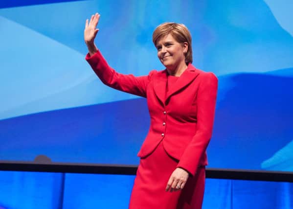 In her St Andrew's Day message, Nicola Sturgeon called on people to 'share for St Andrew'. Picture: John Devlin